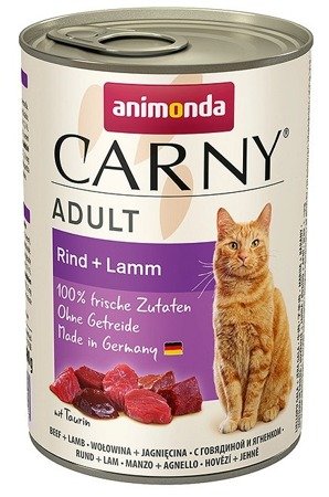 Animonda CARNY ADULT Wołowina i Jagnięcina 400g