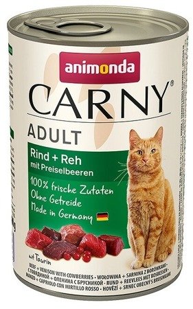 Animonda CARNY ADULT Wołowina i Sarnina 400g