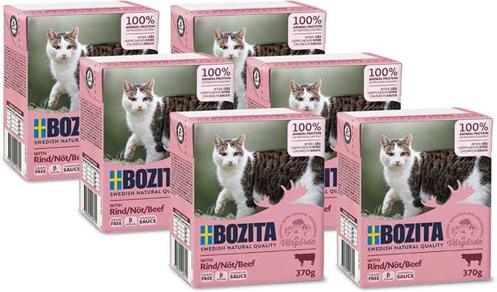 Bozita Feline Wołowina w Sosie 6x370g