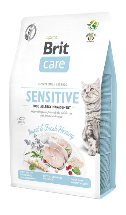 Brit Care Cat Garin Free Insect & Herring Sensitive 2kg