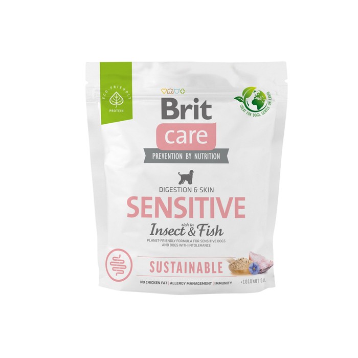 Brit Care Dog Sustainable Sensitive owadami i rybą 1kg