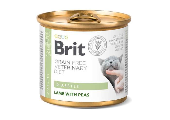 Brit Grain Free Veterinary Diet Cat Diabetes 200g