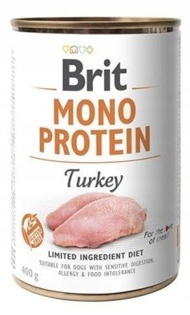 Brit Mono Protein z indykiem 6x400g 