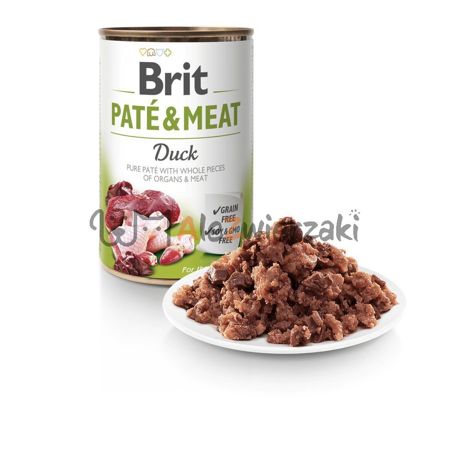 Brit Pate&Meat z kaczką 400g