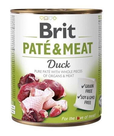 Brit Pate&Meat z kaczką 6x800g