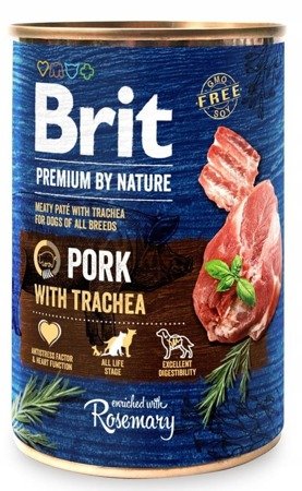 Brit Premium by Nature z wieprzowiną 6x400g 