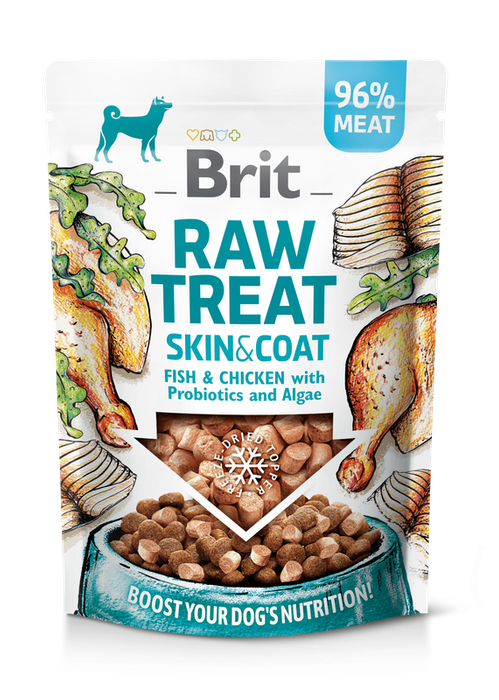 Brit Raw Treat Skin z rybą i kurczakiem 40g