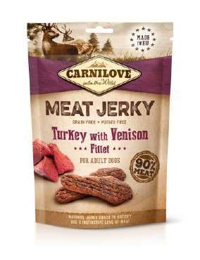 Carnilove Jerky Turkey with Venison Fillet 100g