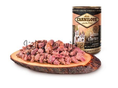 Carnilove Puppy indyk z łososiem 6x400g