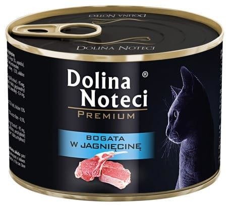 Dolina Noteci Premium Bogata w Jagnięcinę 12x185g