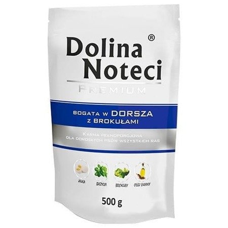 Dolina Noteci Premium Bogata w dorsza z brokułami 10x500g