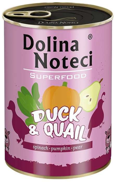 Dolina Noteci SuperFood 400g Kaczka z Przepiórką