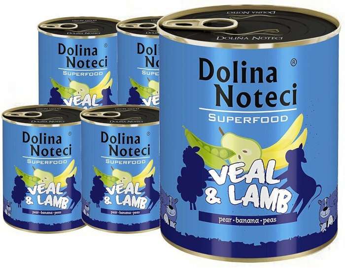 Dolina Noteci SuperFood Cielęcina i Jagnięcina 6x800g