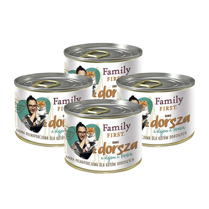 Family First z dorszem 200g 3+1 Gratis