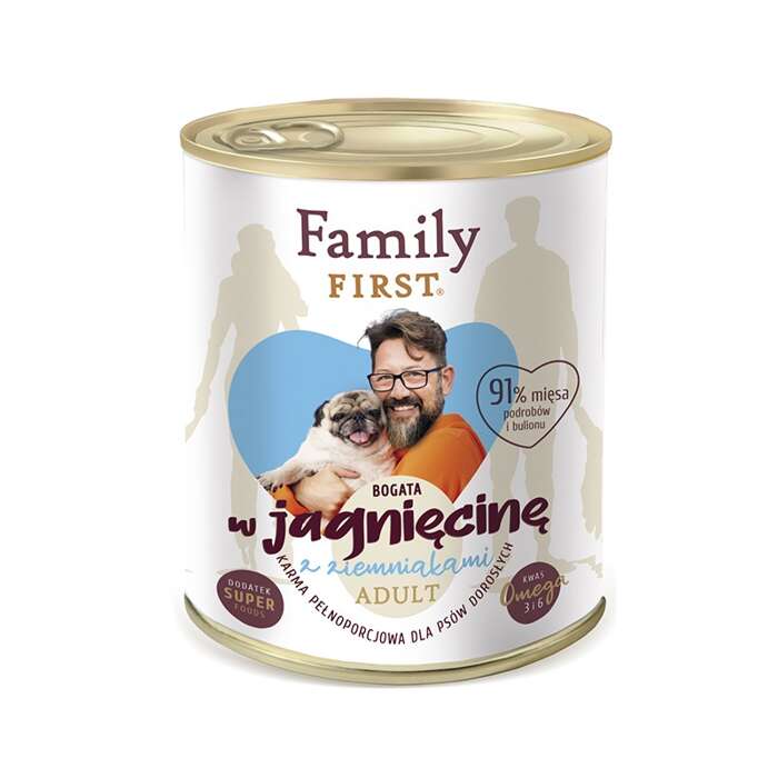 Family First z jagnięciną i ziemniakami 800g