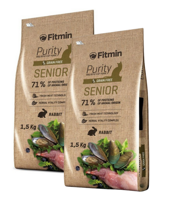 Fitmin Cat Purity Senior 2x1,5kg