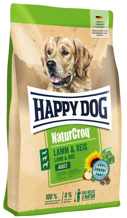 Happy Dog NaturCroq Adult z jagnięciną i ryżem 4kg