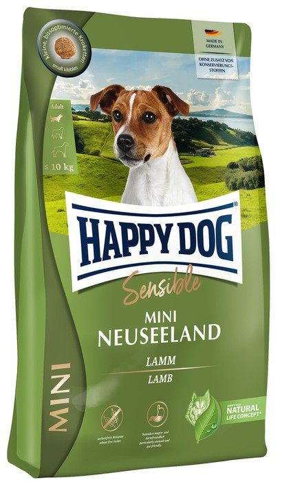 Happy Dog Sensible Mini Neuseeland z jagnięciną 10kg