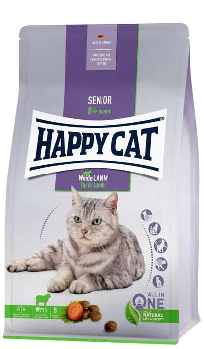 HappyCat Senior z jagnięciną 1,3kg