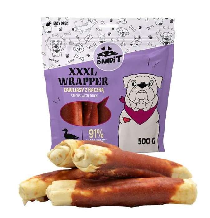 Mr. Bandit Wrapper XXXL zawijas z kaczką 500g