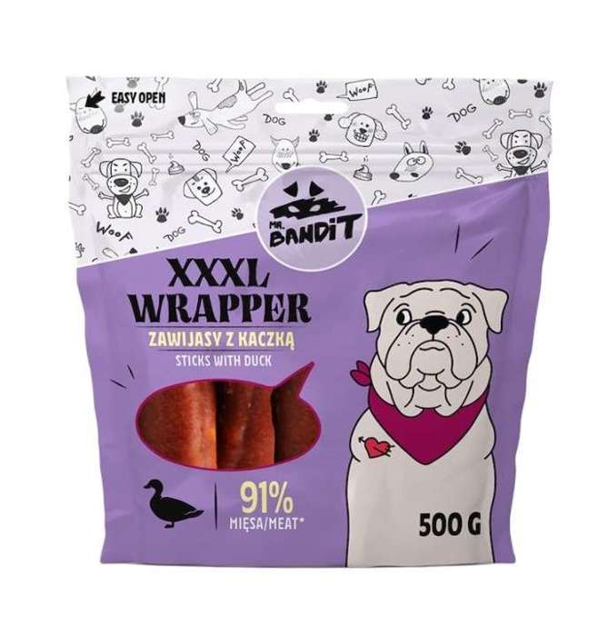 Mr. Bandit Wrapper XXXL zawijas z kaczką 500g