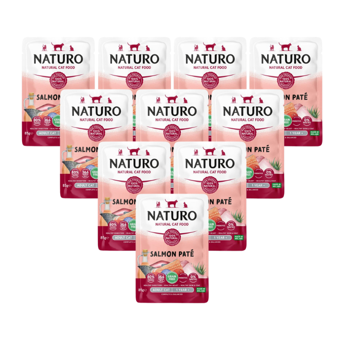 Naturo Grain Free Paté Łosoś 12x85g