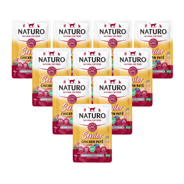 Naturo Senior Grain Free Paté Kurczak 12x85g