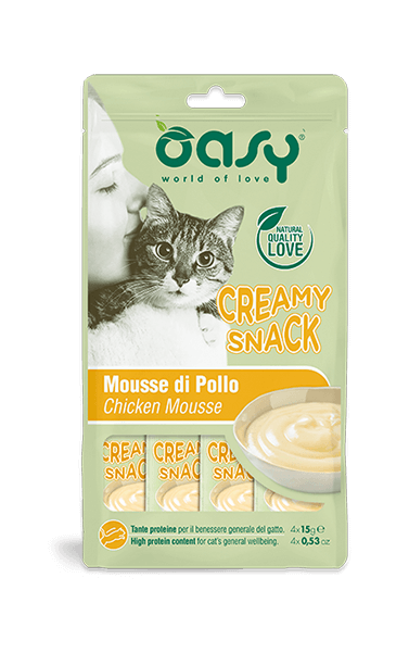 OASY Creamy Snacks Kurczak 4x15g