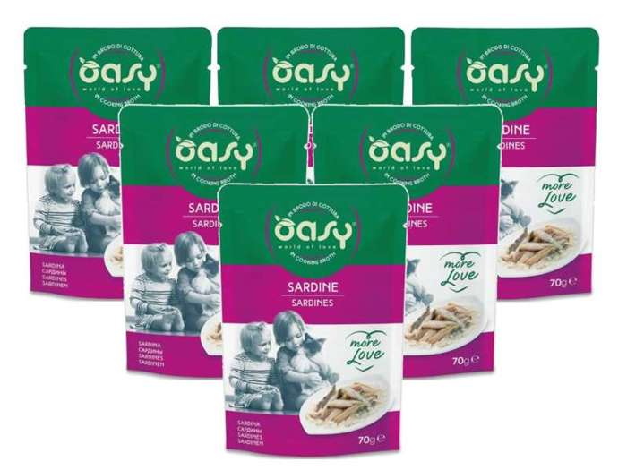 OASY More Love Sardynki 6x70G 