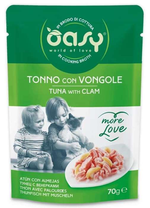 OASY More Love Tuńczyk z Małżami 12x70g 