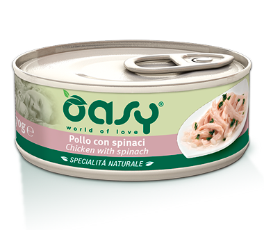 OASY Natural Adult Kurczak ze szpinakiem 150g