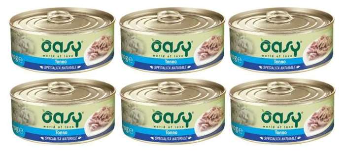 OASY Natural Adult Tuńczyk 6x70g