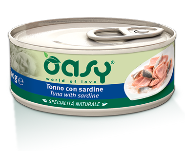 OASY Natural Adult Tuńczyk z sardynkami 150g