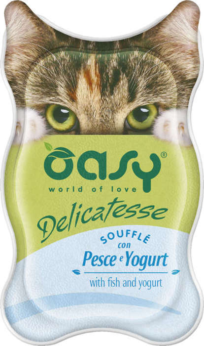 Oasy Delicatesse Souffle Ryba i jogurt 85g