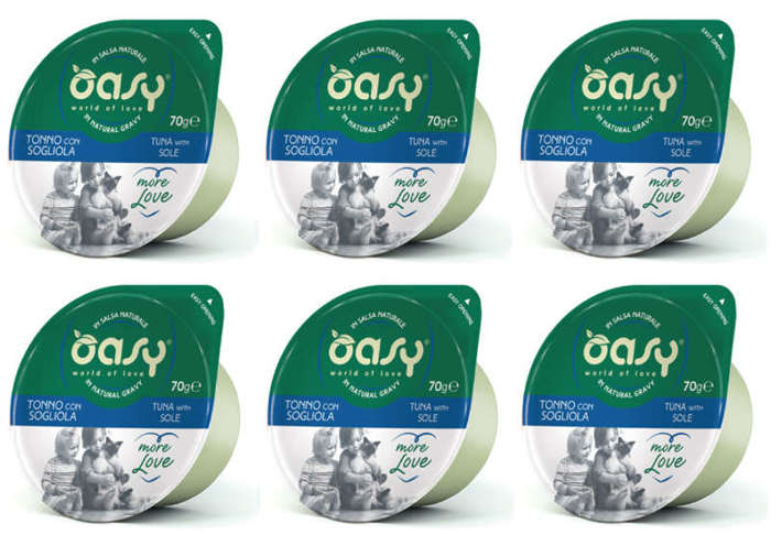 Oasy More Love Tuńczyk z solą 6x70g