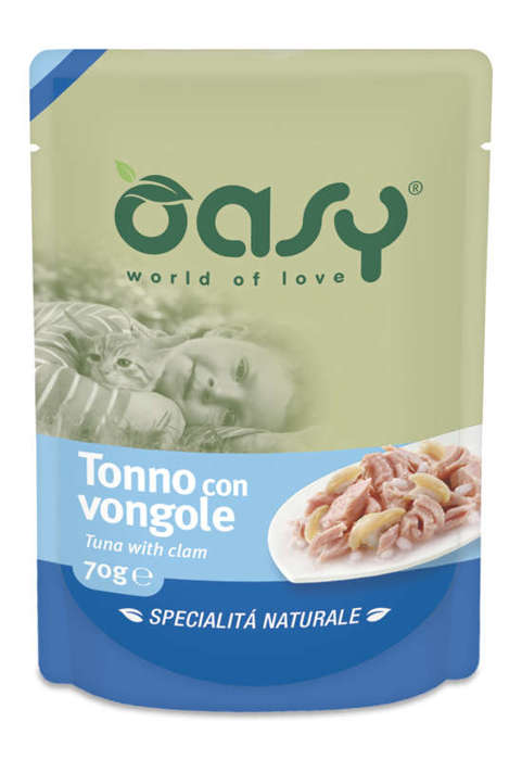 Oasy Natural Tuńczyk z małżami 70g