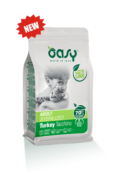 Oasy Sterilized - Indyk 1.5kg