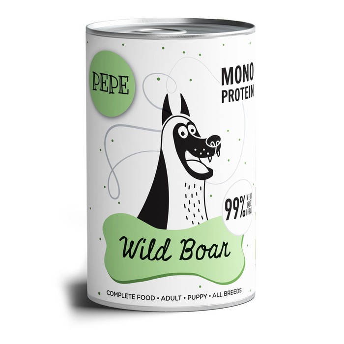 Pepe Monoprotein Wild Boar 6x400g