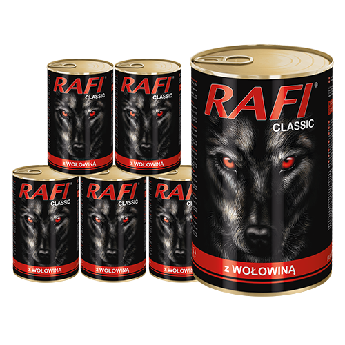 Rafi CLASSIC z Wołowiną 6x1240g