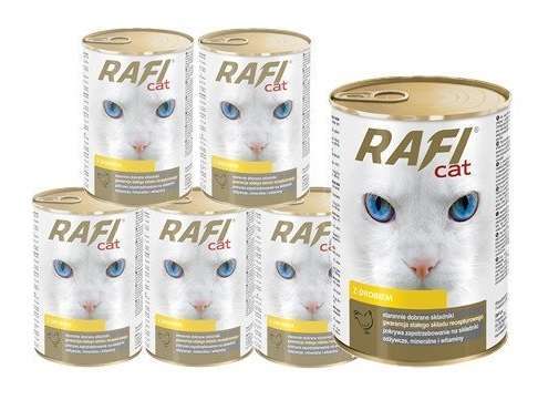 Rafi Cat z drobiem 24x415g 