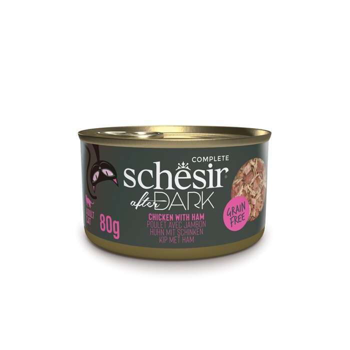 Schesir After Dark Filety Kurczak Z Szynką 80g