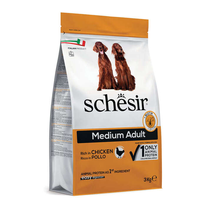 Schesir Suchy Pies Medium Adult Kurczak 3kg