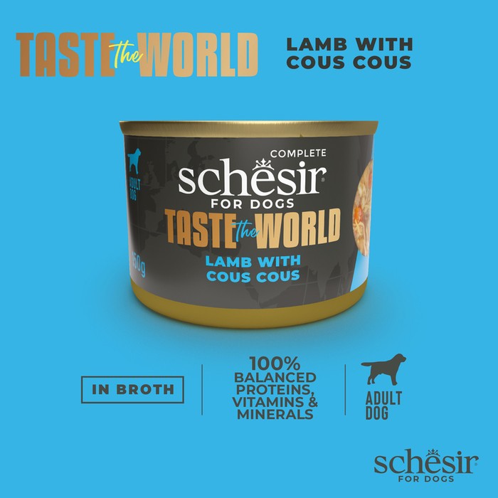 Schesir Taste The World Filety Jagnięcina Z Kuskusem 150g