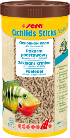 Sera Cichlids Sticks Nature 1000 ml pałeczki pokarm dla pielęgnic