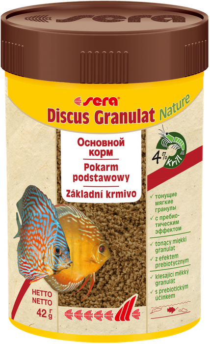 Sera Discus Granules Nature 100 ml granulat pokarm dla pielęgnic