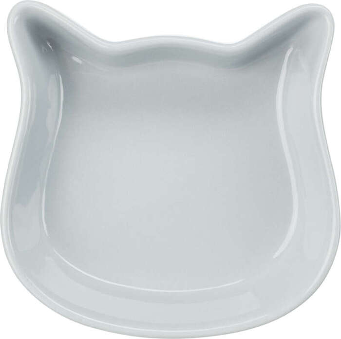 Trixie Miska ceramiczna w kształcie głowy kota 0,25l/12cm