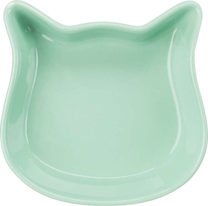 Trixie Miska ceramiczna w kształcie głowy kota 0,25l/12cm