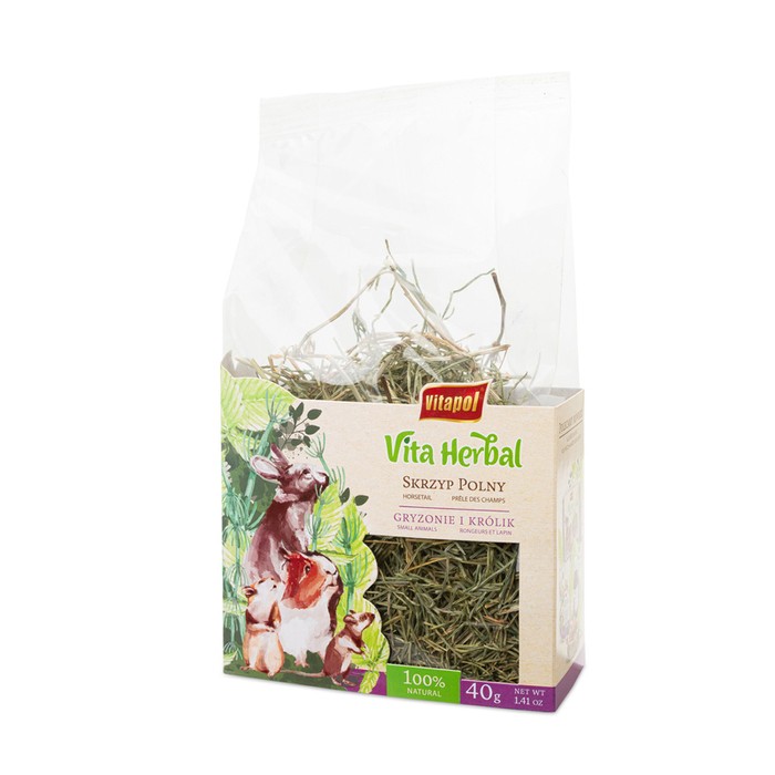 Vita Herbal Skrzyp polny dla gryzoni i królika, 40g , 4 szt./disp.