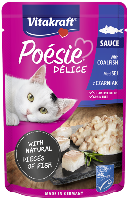 Vitakraft Poesie 85g DELI SAUCE Czarniak