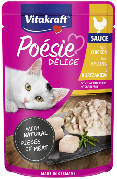 Vitakraft Poesie 85g DELI SAUCE Kurczak